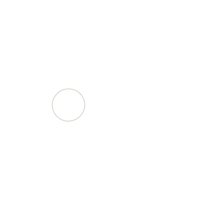 Cercle en métal blanc 10 cm
