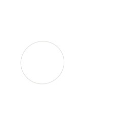 Cercle en métal blanc 22 cm