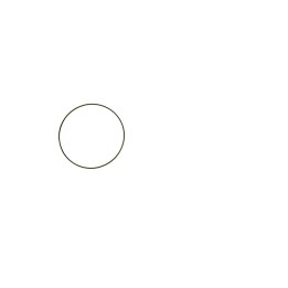 Metal ring black 15 cm