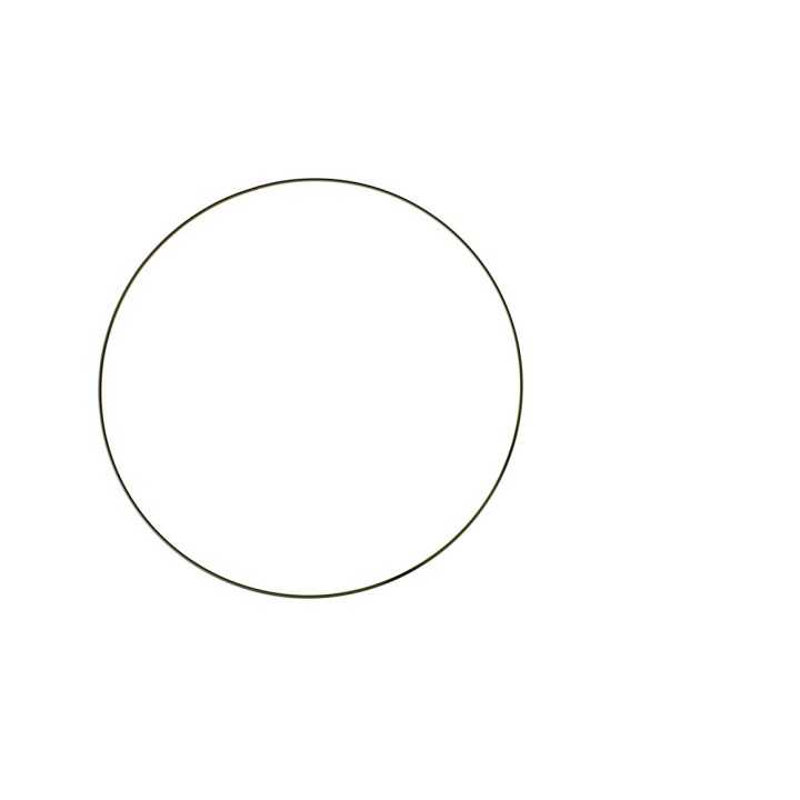 Cercle en métal noir 35 cm