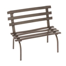Mini-Gardening garden bench  rust 6,5x6x4cm