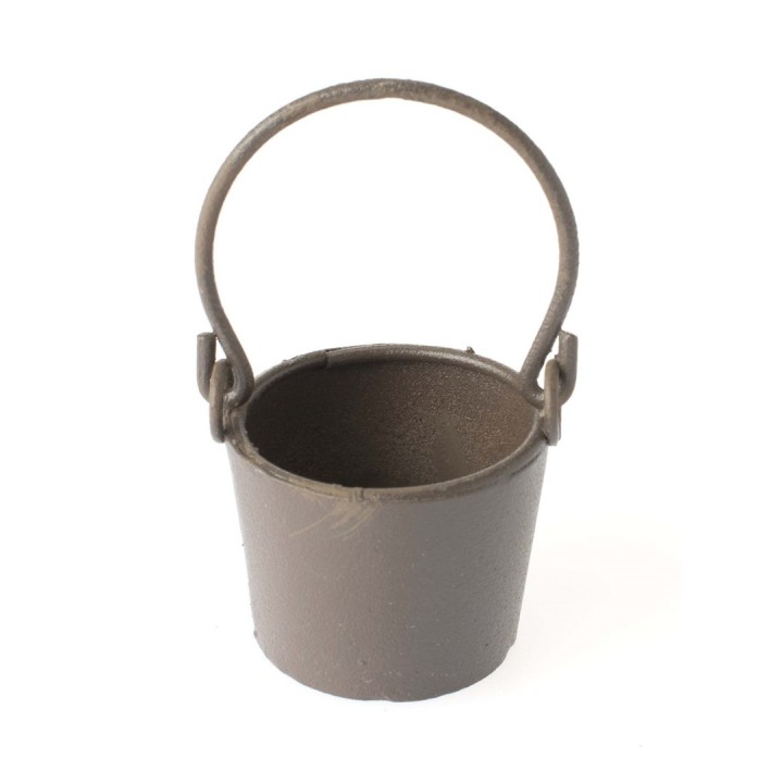 Mini-Gardening Giesskanne und Eimer rost H: 5cm