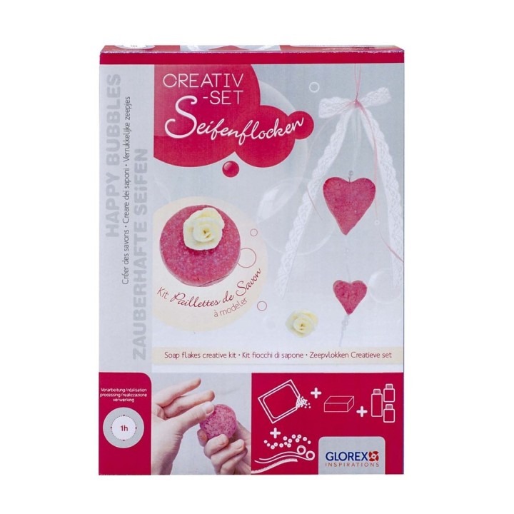 Seifenflockenpackung Creativ-Set Herzen