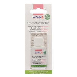Colorant cosmétique pour savon vert clair 20ml
