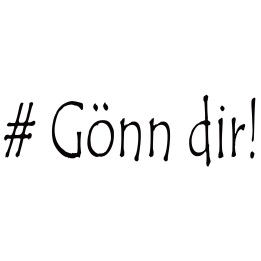 Reliefeinlage 3 Stück Gönn dir / Lieblingsmensch