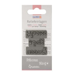 Relief à insérer 3pcs Princess / Queen / King