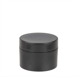 Pot de crème 50ml noir à double paroi