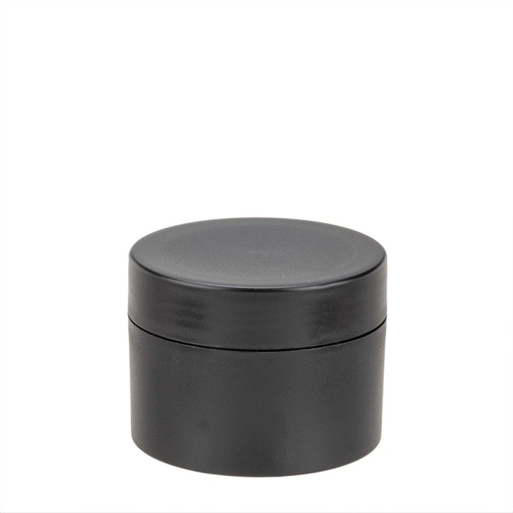 Creme-Dose 50ml schwarz doppelwandig