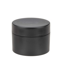 Creme-Dose 100ml schwarz doppelwandig