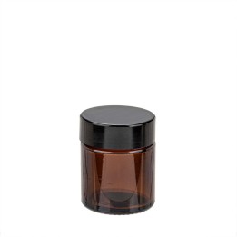 Glastiegel braun 30ml