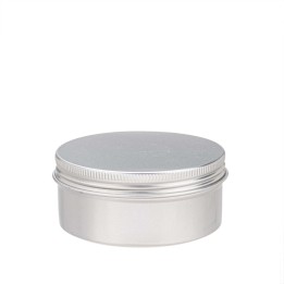Boîte à couvercle vissé en alu 100ml,75x24mm,av.liners collés