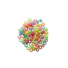 Perles 6x9mm 25g pastel