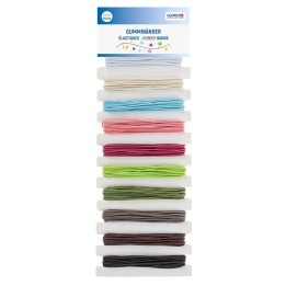 Gummibänder-Set 10 Farben 10x3,5m