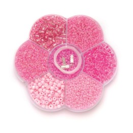 Perlenmix rosa 10cmx2cm