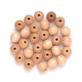 Holzperle 4mm 155 Stück natur