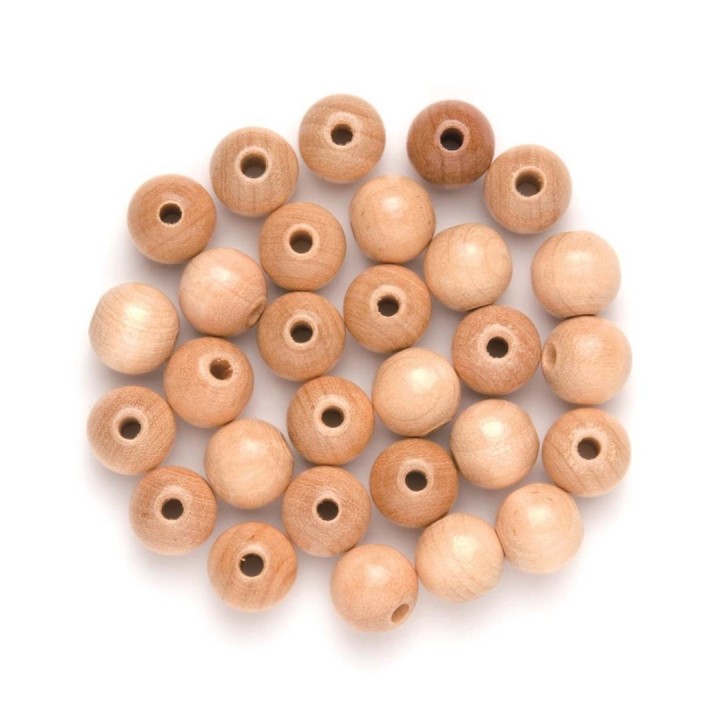Wooden bead 4mm 155pcs natural FSC