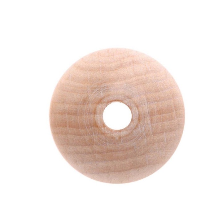 Rohholzkugel 20mm 12 Stück, natur