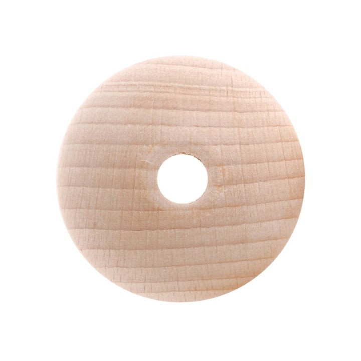 Rohholzkugel 30mm 6 Stück, natur