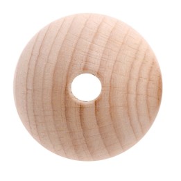 Rohholzkugel 45mm 2 Stück, natur
