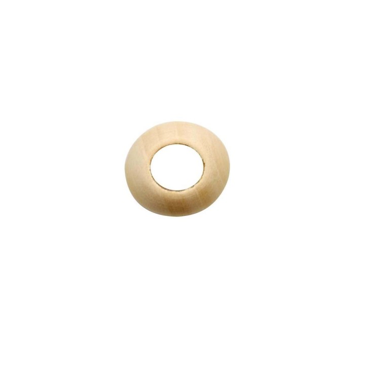 Boule en bois percée 25mm 8pcs FSC, trou 10mm
