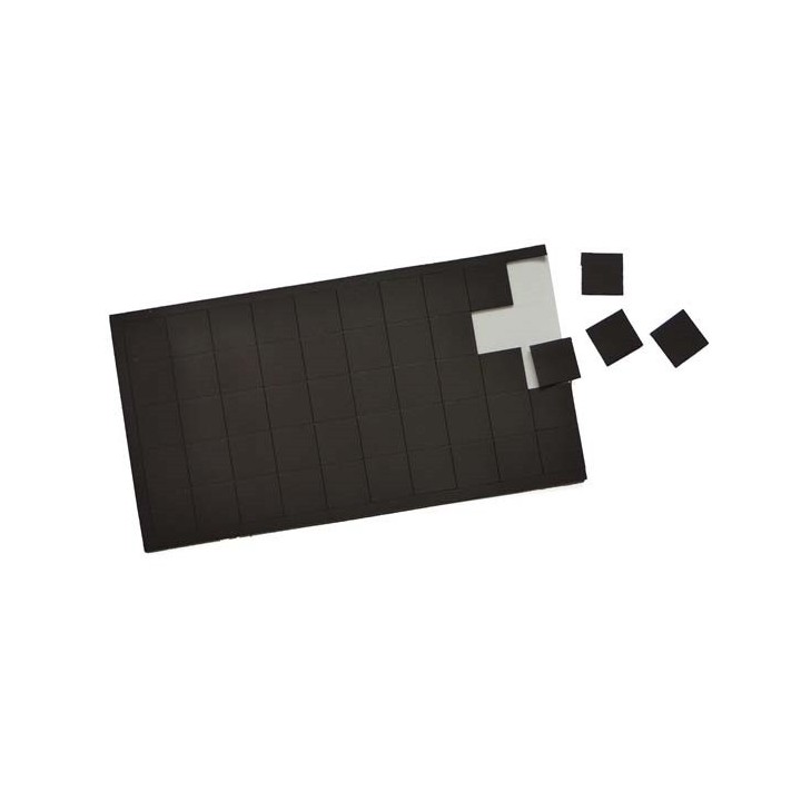 Magnet-Plättchen selbstklebend 20x20mm, 1,2mm dick, 50St