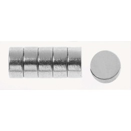 Magnete extra stark 6St D: 6mm H: 2,8mm