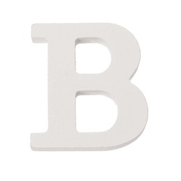 Buchstabe B MDF 5,5x0,9cm 1 Stück
