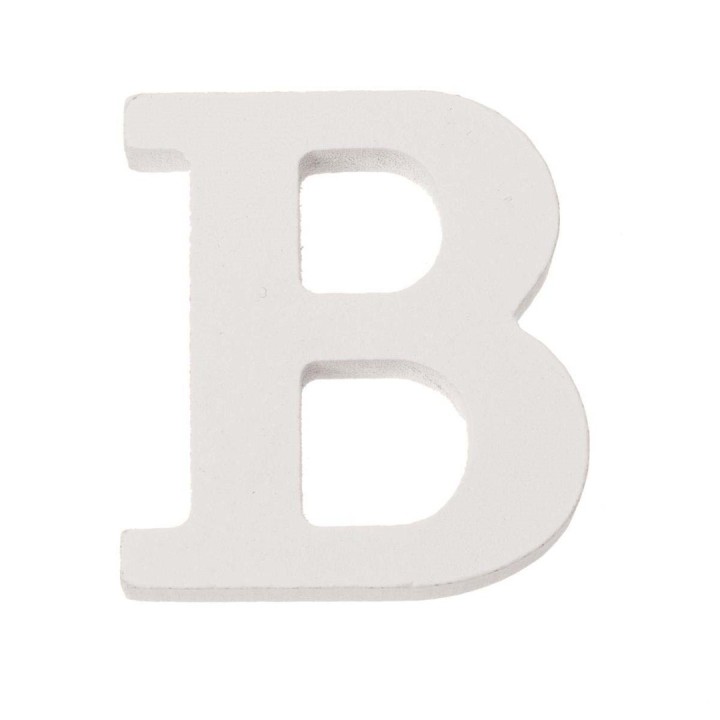 Buchstabe B MDF 5,5x0,9cm 1 Stück