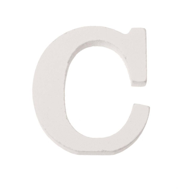 Letter C MDF 5,5x0,9cm 1pce