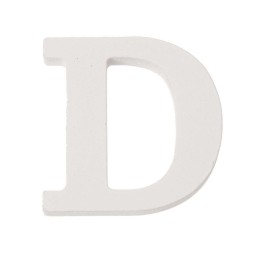Buchstabe D MDF 5,5x0,9cm 1 Stück
