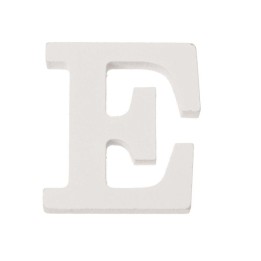 Lettre E MDF 5,5x0,9cm 1pce