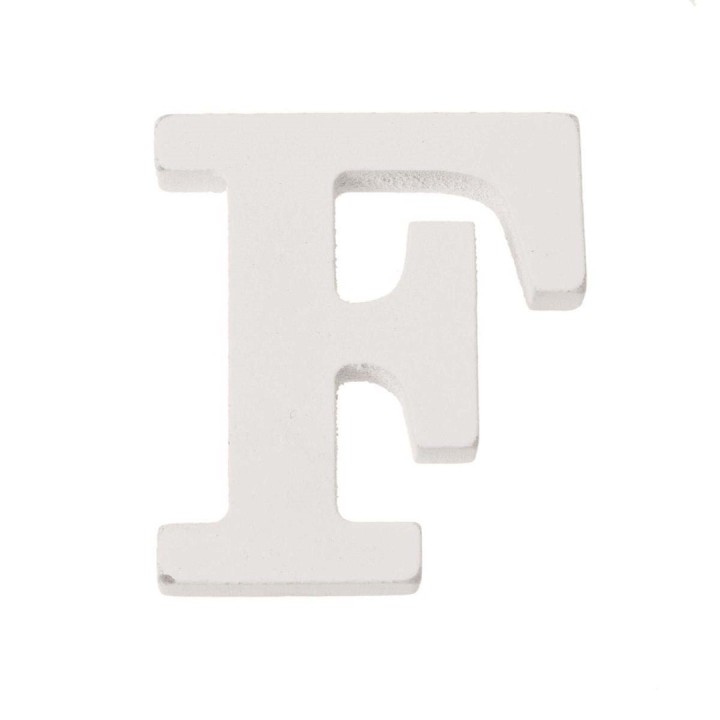 Lettre F MDF 5,5x0,9cm 1pce