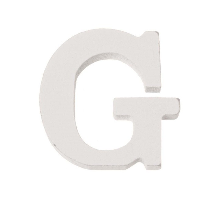Buchstabe G MDF 5,5x0,9cm 1 Stück