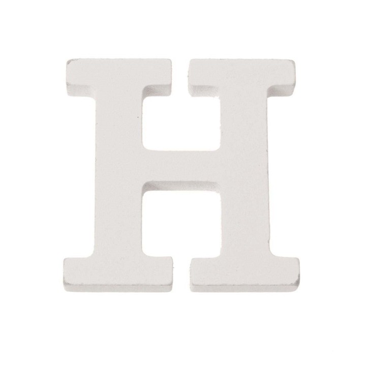 Buchstabe H MDF 5,5x0,9cm 1 Stück