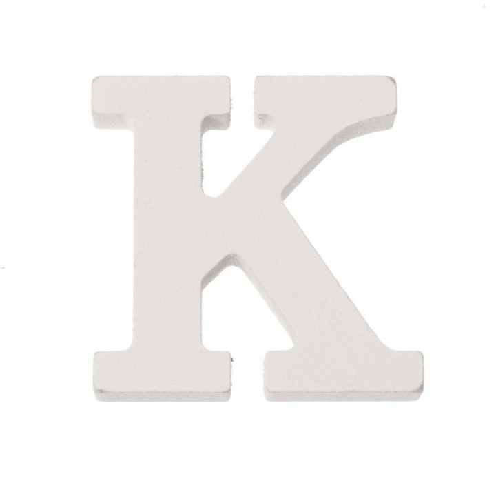 Buchstabe K MDF 5,5x0,9cm 1 Stück