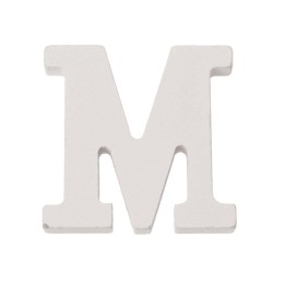 Letter M MDF 5,5x0,9cm 1pce