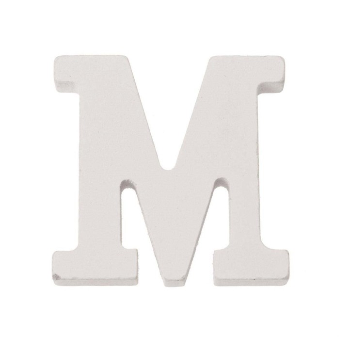Letter M MDF 5,5x0,9cm 1pce