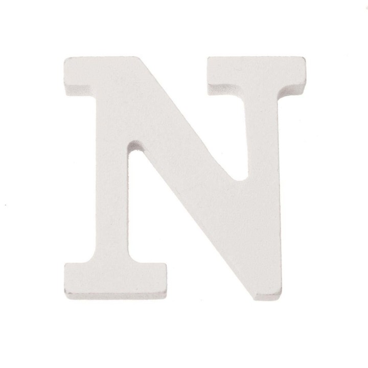Buchstabe N MDF 5,5x0,9cm 1 Stück