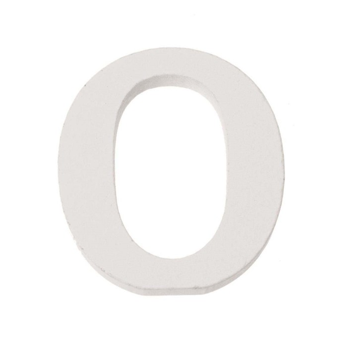 Letter O MDF 5,5x0,9cm 1pce