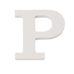 Buchstabe P MDF 5,5x0,9cm 1 Stück