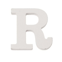 Buchstabe R MDF 5,5x0,9cm 1 Stück