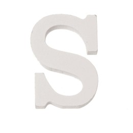 Buchstabe S MDF 5,5x0,9cm 1 Stück