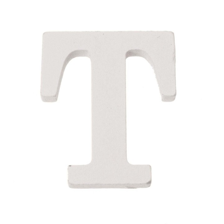 Lettre T MDF 5,5x0,9cm 1pce