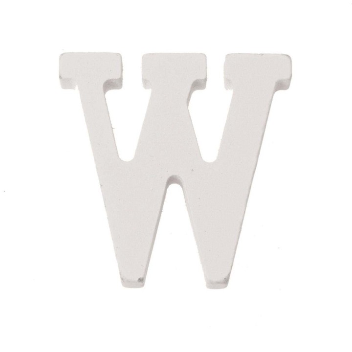 Lettre W MDF 5,5x0,9cm 1pce