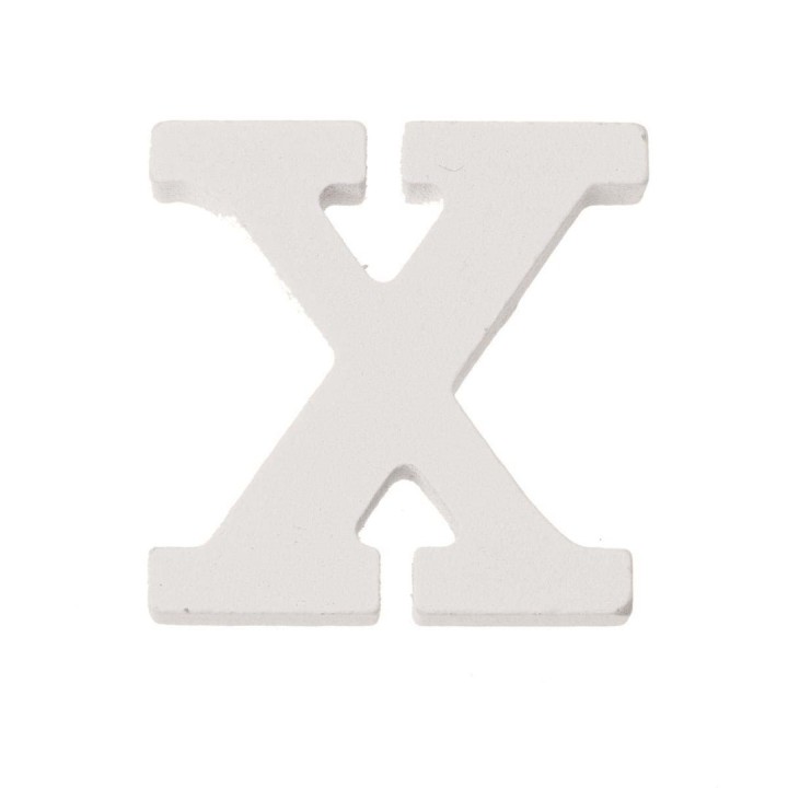 Letter X MDF 5,5x0,9cm 1pce