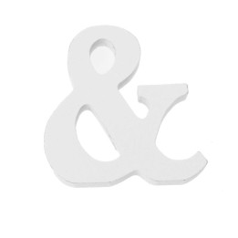 Buchstabe & MDF 5,5x0,9cm 1 Stück