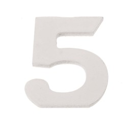 Chiffre 5 MDF 5,5x0,9cm 1pce