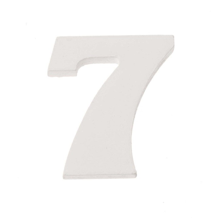 Chiffre 7 MDF 5,5x0,9cm 1pce