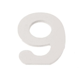 Zahl 9 MDF 5,5x0,9cm 1St