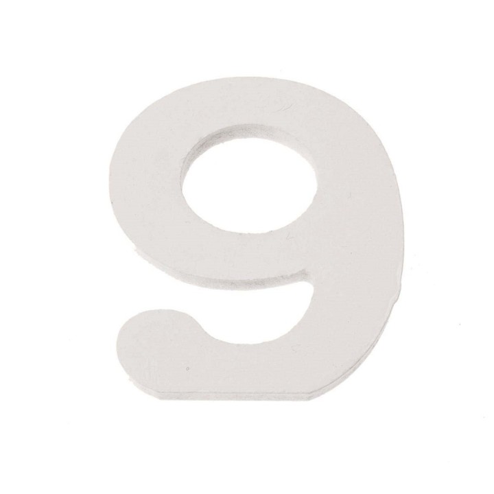 Chiffre 9 MDF 5,5x0,9cm 1pce